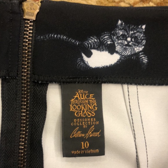 Alice behind the looking glass cat skirt.  Size 10. EUC. - Picture 2 of 4